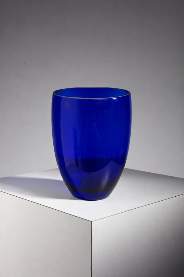 Mario Cioni - Vase, label