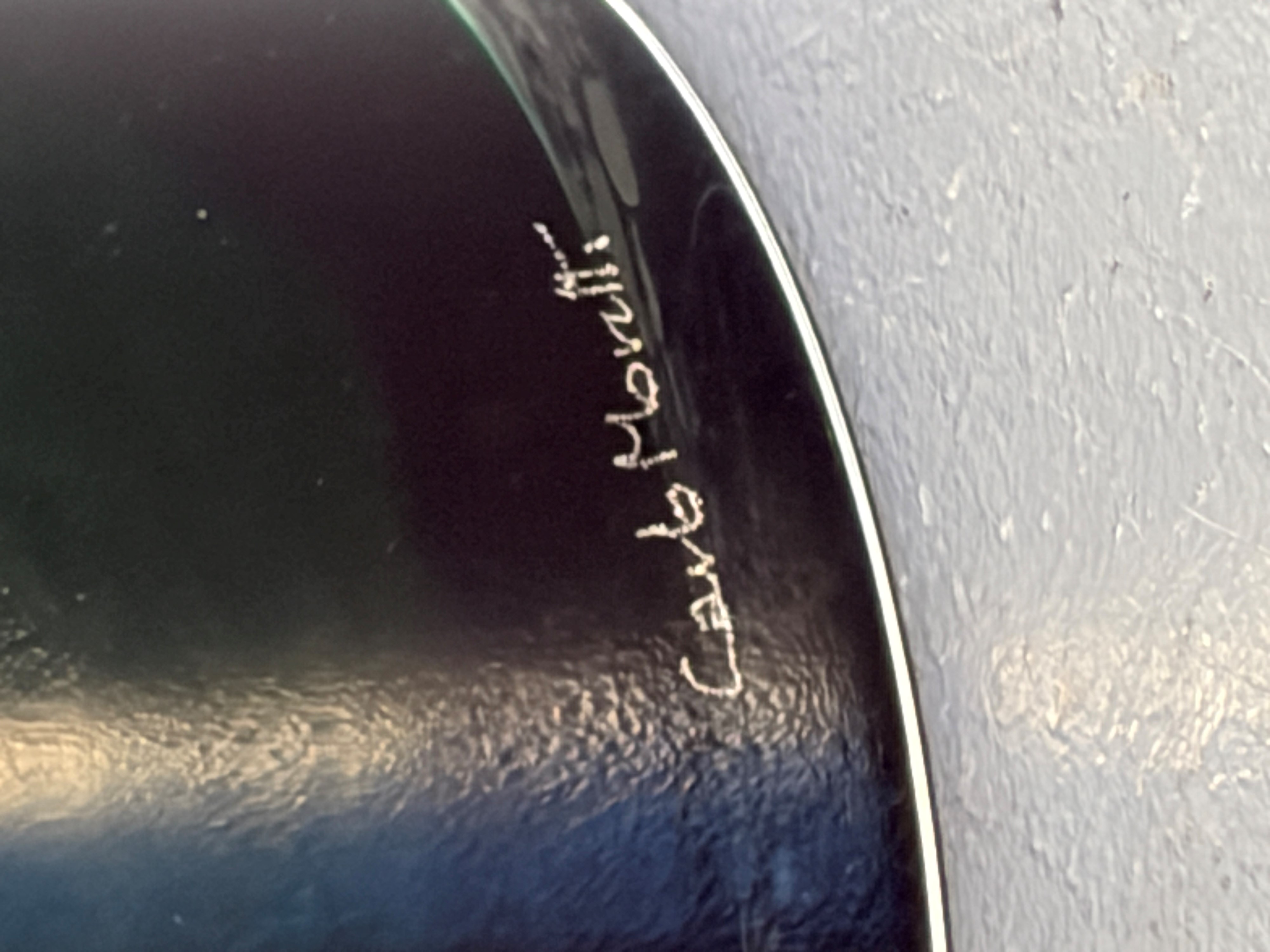 Carlo Moretti - Vaso in vetro di Murano (modello Troncocono), etichetta originale, 27/300