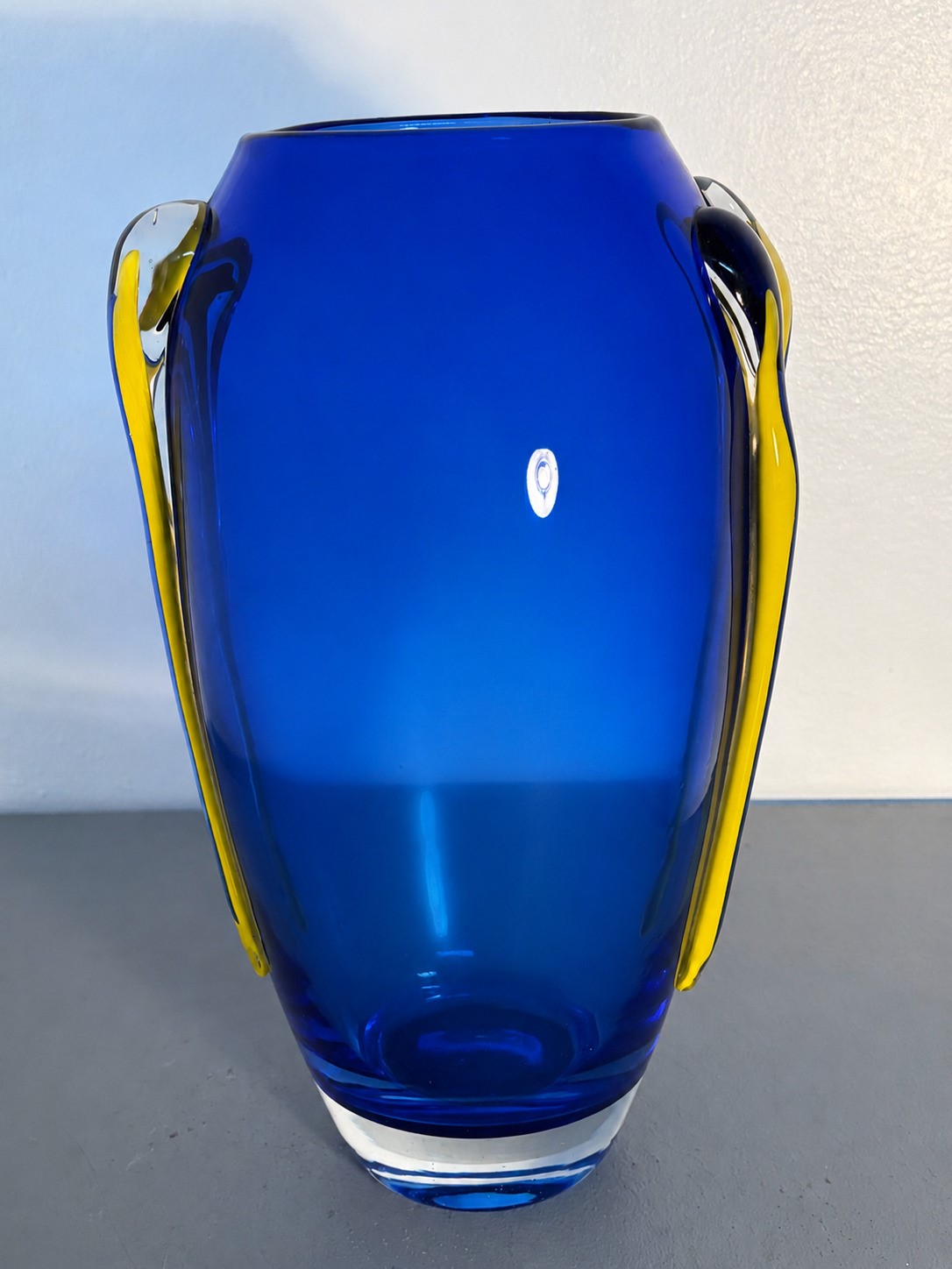 Marinha Grande - Vaso in vetro soffiato artistico