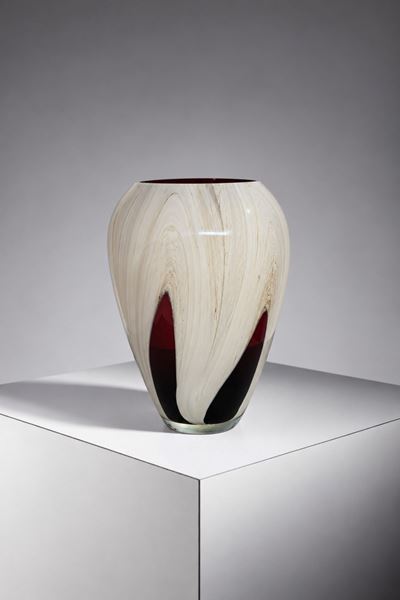 Vaso in vetro di Murano