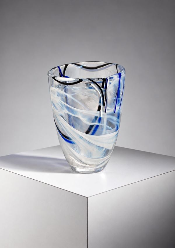 ANNA  EHRNER - VASE FOR Kosta Boda, signed