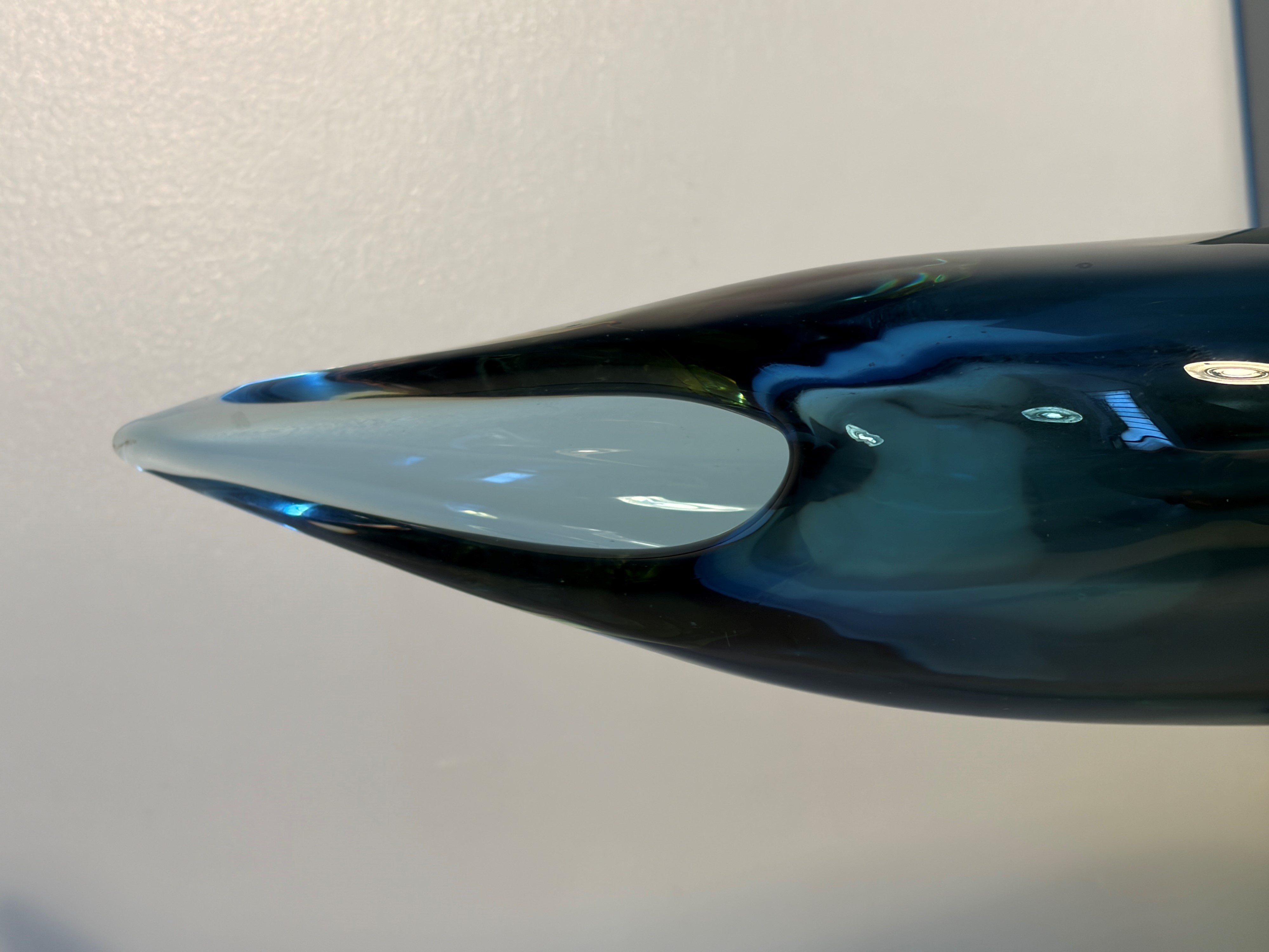 Luigi Onesto - Vaso in vetro di Murano firmato (sommerso)