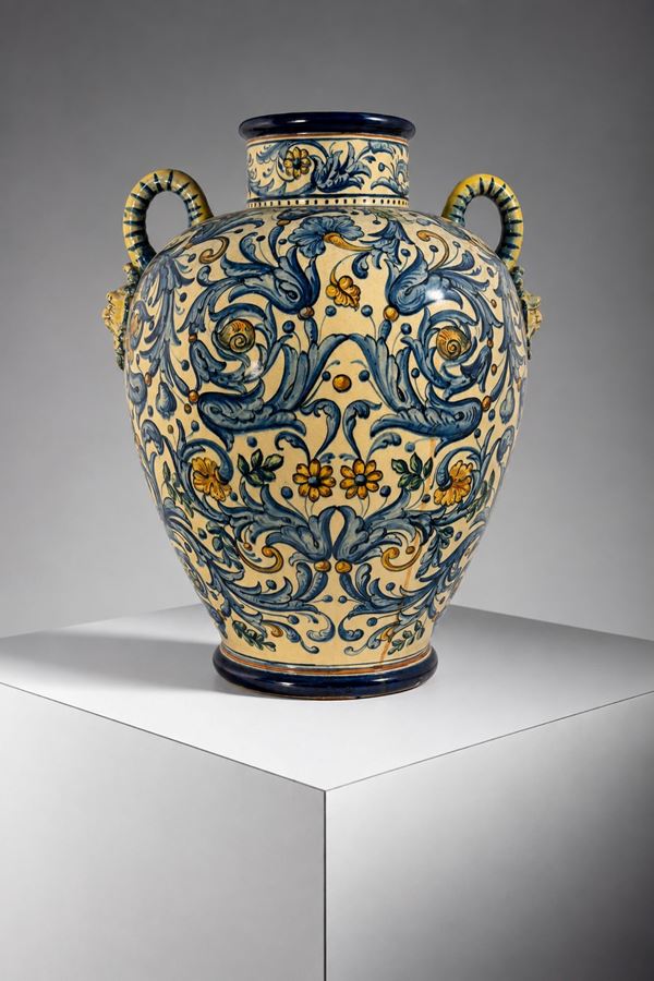 Società Ceramica  Colonnata - Large Amphora