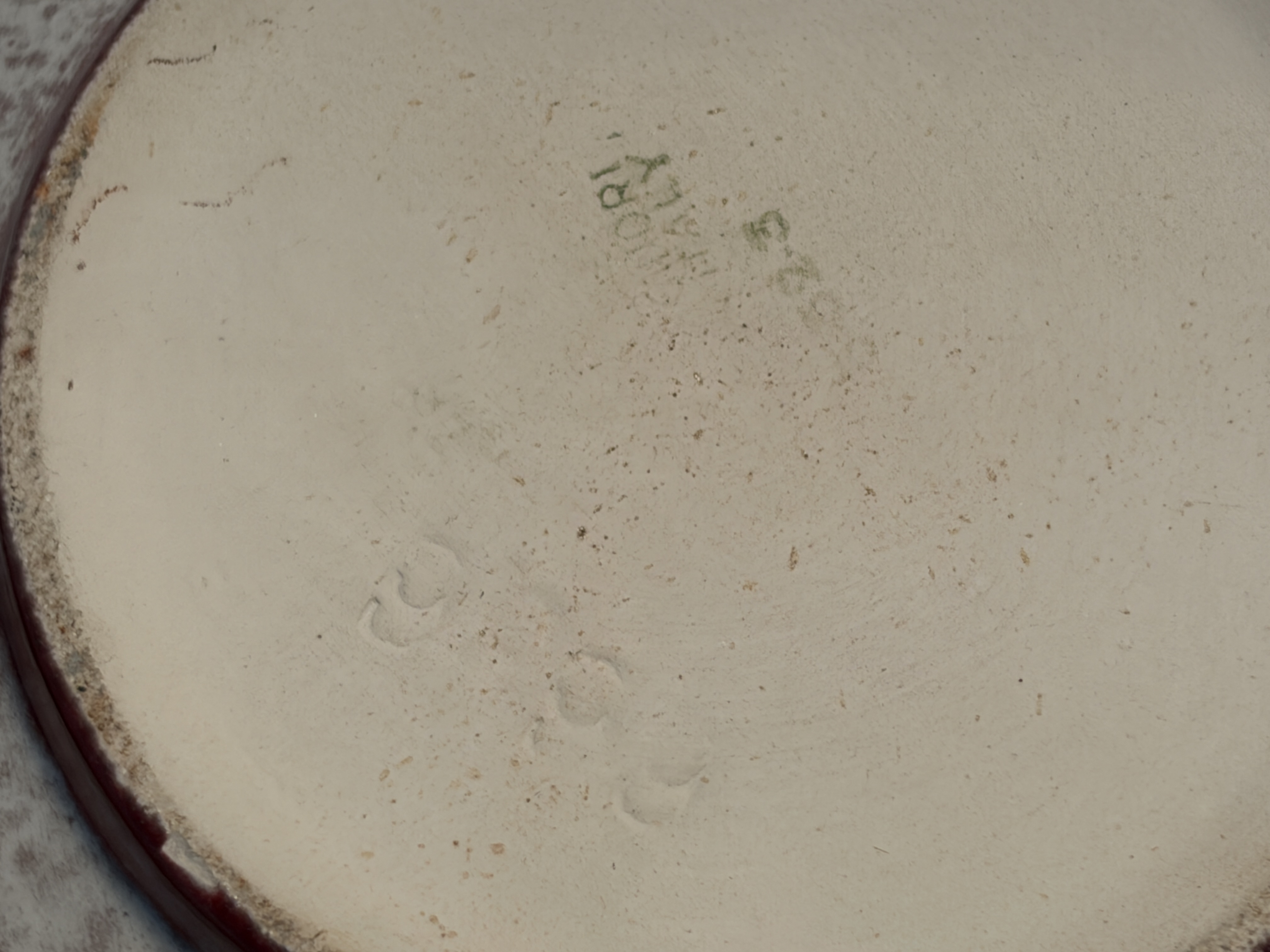 Richard Ginori - Vaso in ceramica rossa firmato