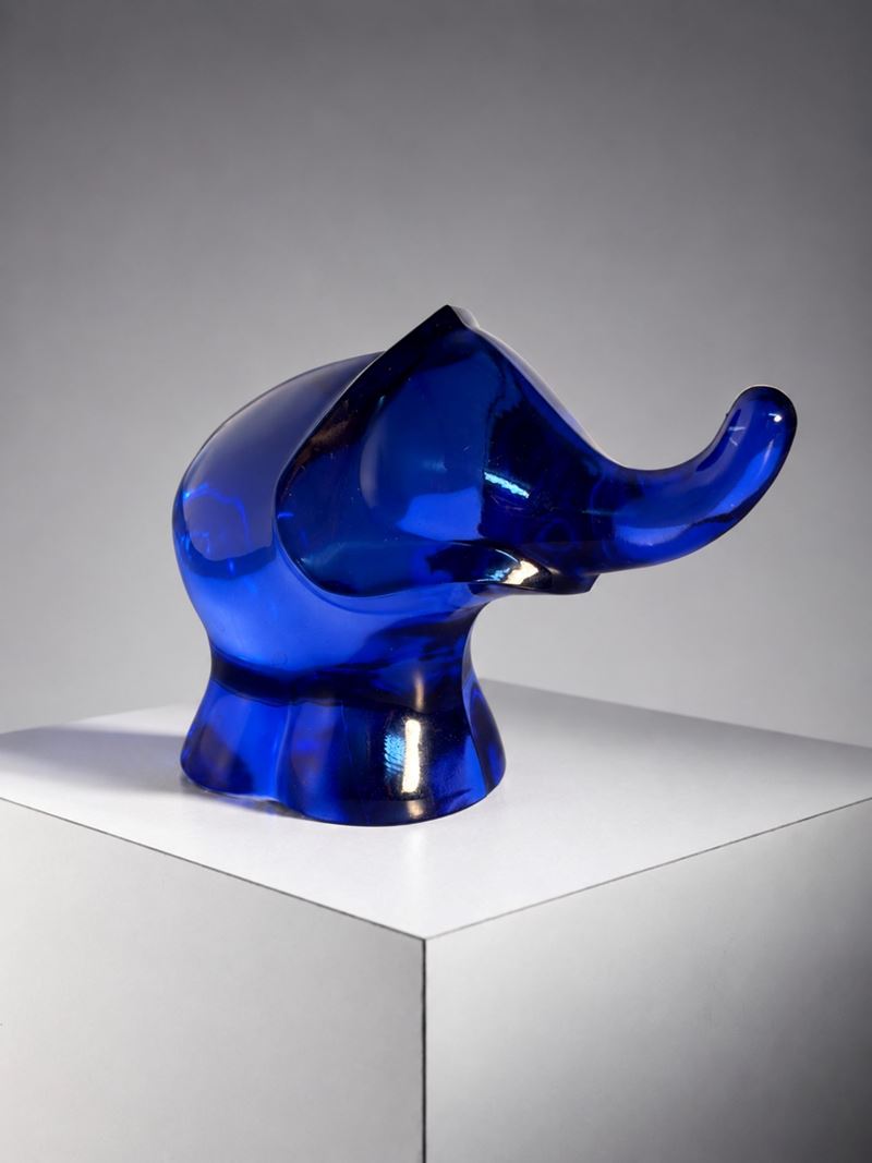 Manifattura Italiana - Elefante in vetro artistico