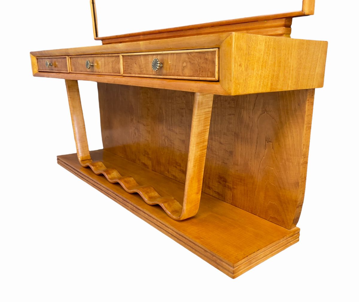 Mirror with drawers,