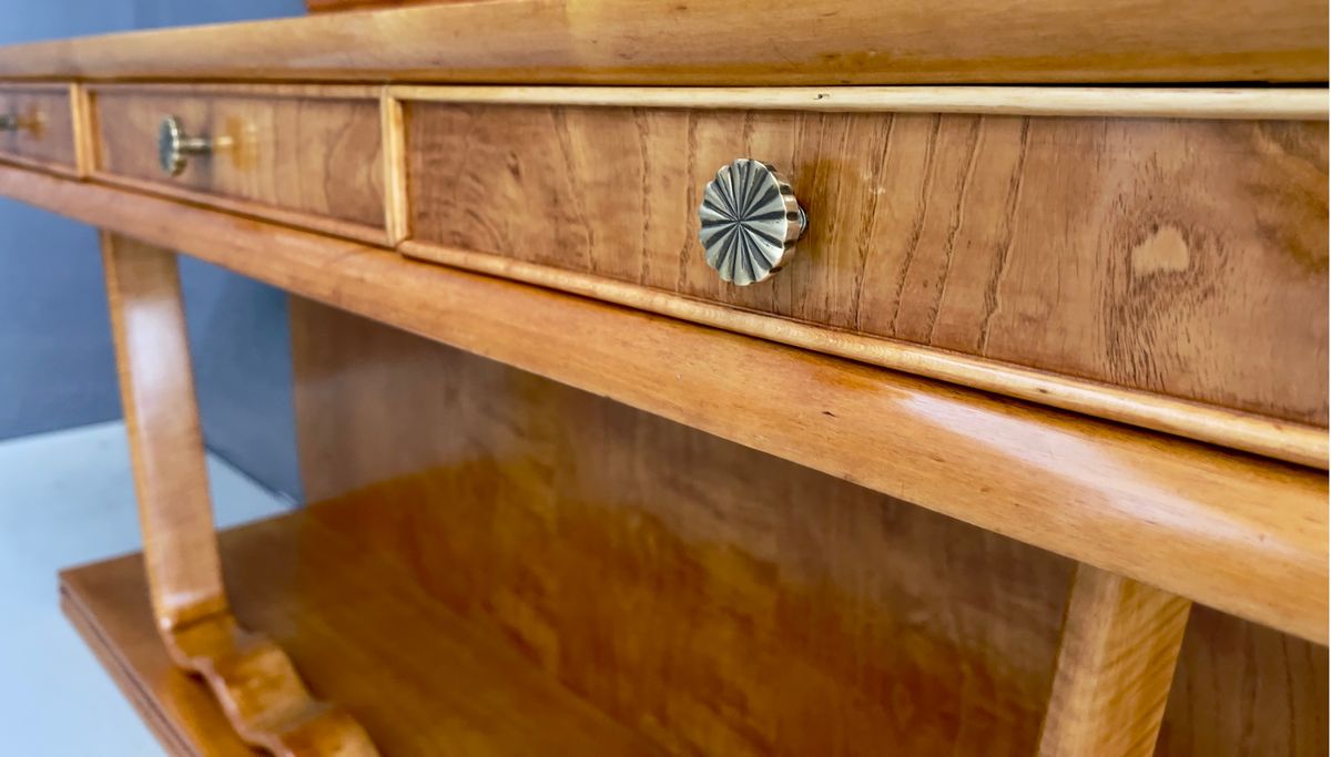 Mirror with drawers,