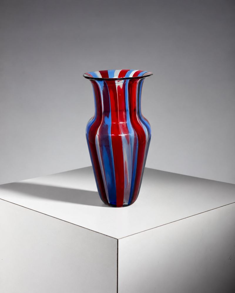 Murano Glass - Vaso firmato in vetro artistico (Camp Officine di Murano)