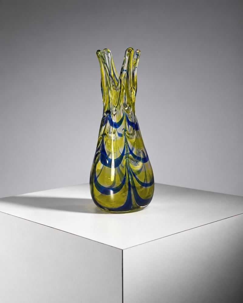 Murano Glass - Vaso decorativo in vetro artistico