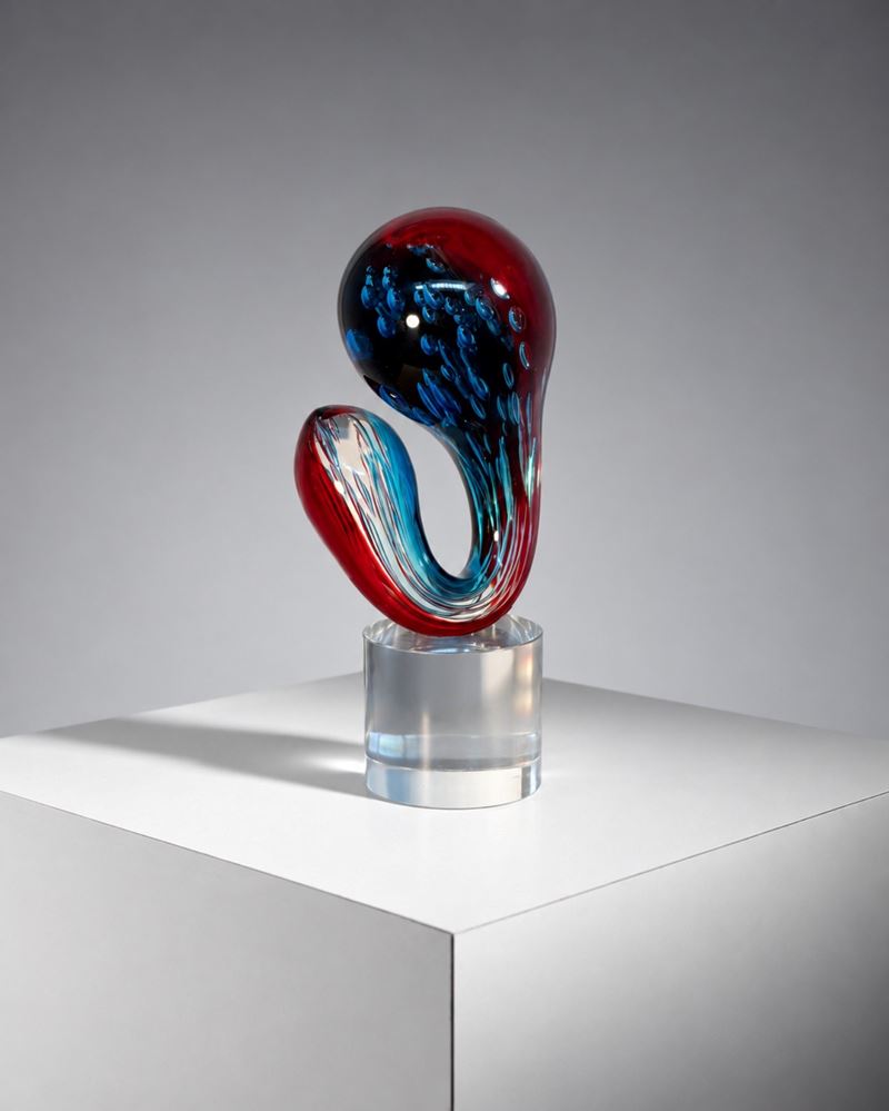 Mian Giuliano - Scultura in vetro di Murano