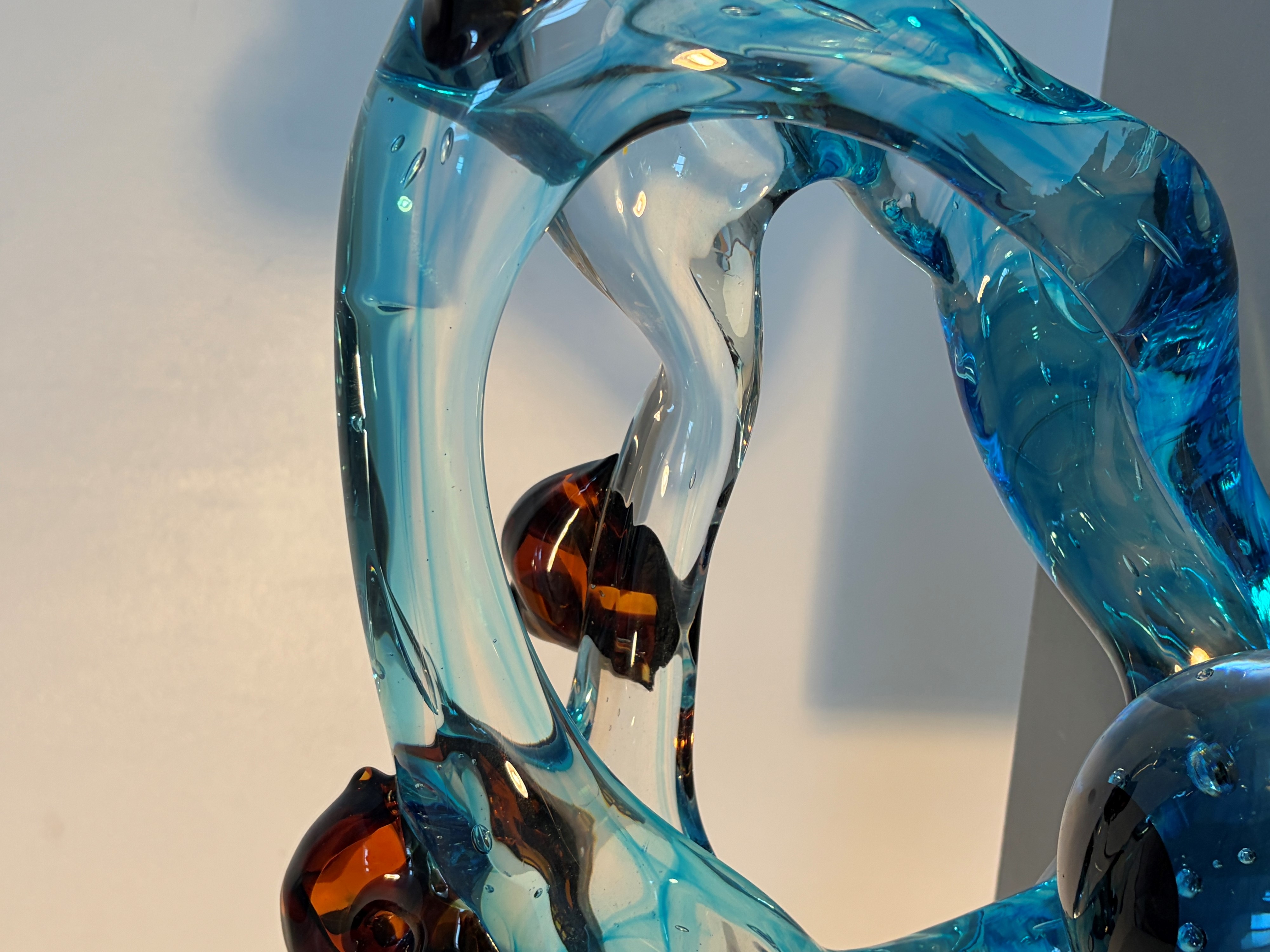 Murano Glass - Scultura decorativa in vetro di Murano (Vetro Sommerso)