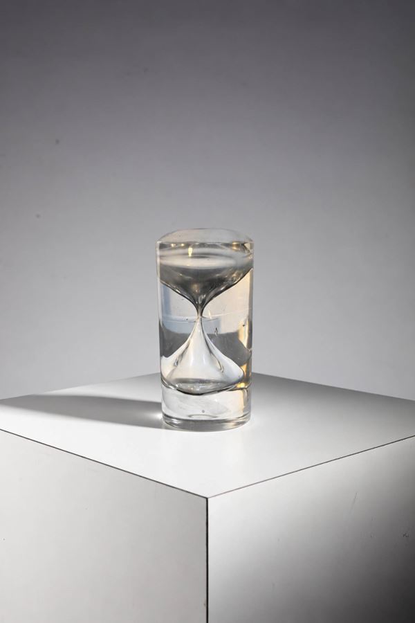 Pino Signoretto - Hourglass sculpture, signed