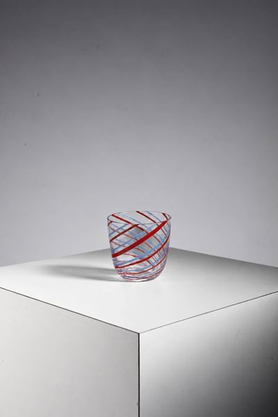 Piccolo vaso in vetro di Murano