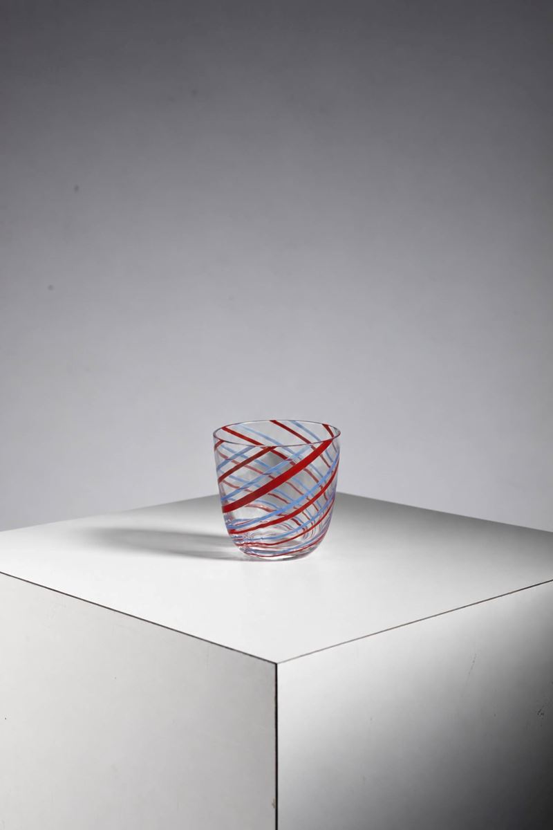 Carlo Moretti - Piccolo vaso in vetro di Murano