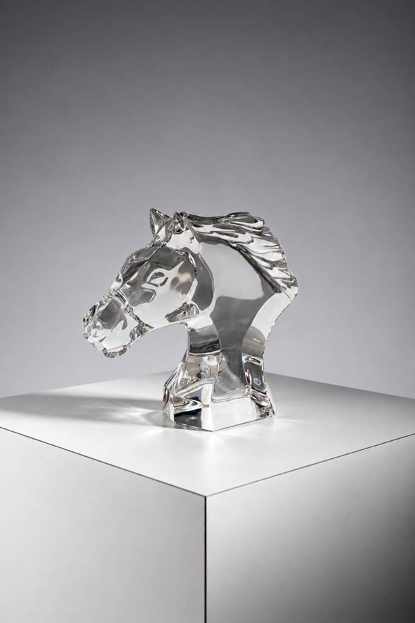 Manifattura francese - Crystal sculpture