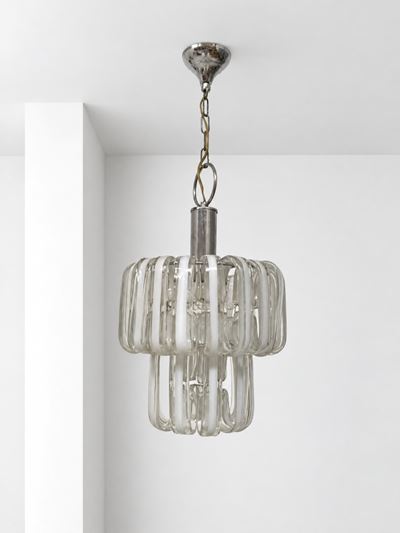 Lampadario in vetro di Murano (anni ’70)