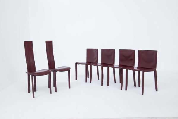 Maurizio Cattelan - Sedie vintage in pelle per Cattelan Italia