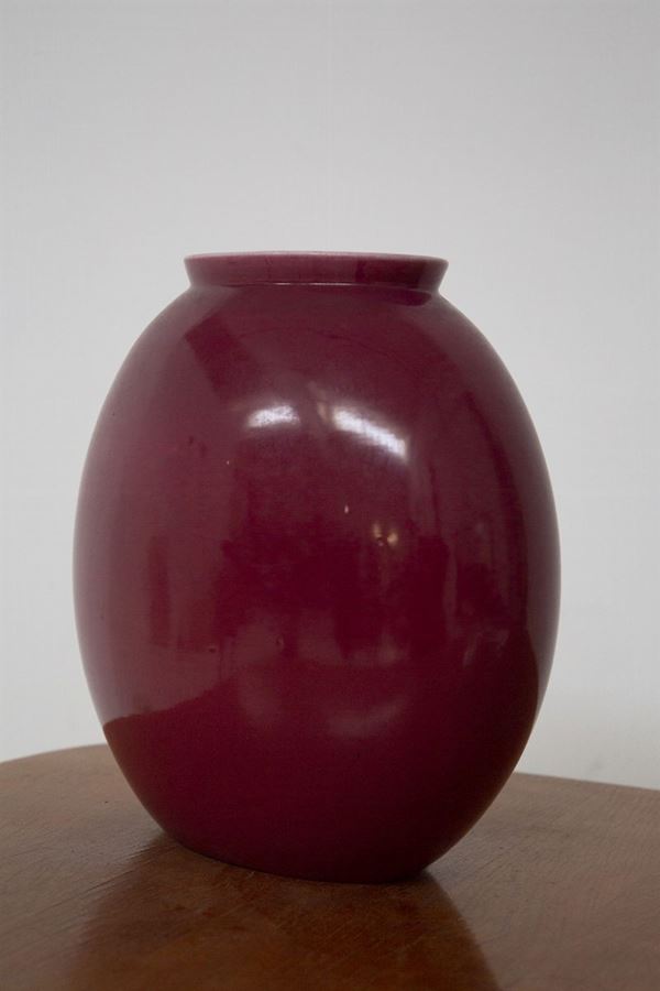 Guido Andlovitz - Raro Vaso Vintage Porpora