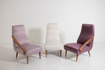 Set di Tre Poltrone Fils Edition Giò Ponti, Pubblicata