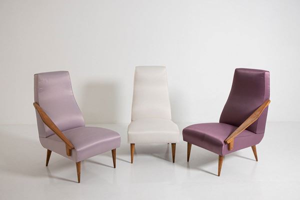 Gio Ponti - Fils Edition Set of Three Armchairs (Attr)