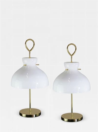 Coppia di Lampade da Tavolo in Stile