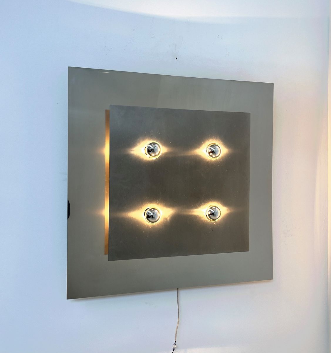 G.FINI & F. COCCHIA per NEW LAMP. Luminous panel, 1970s