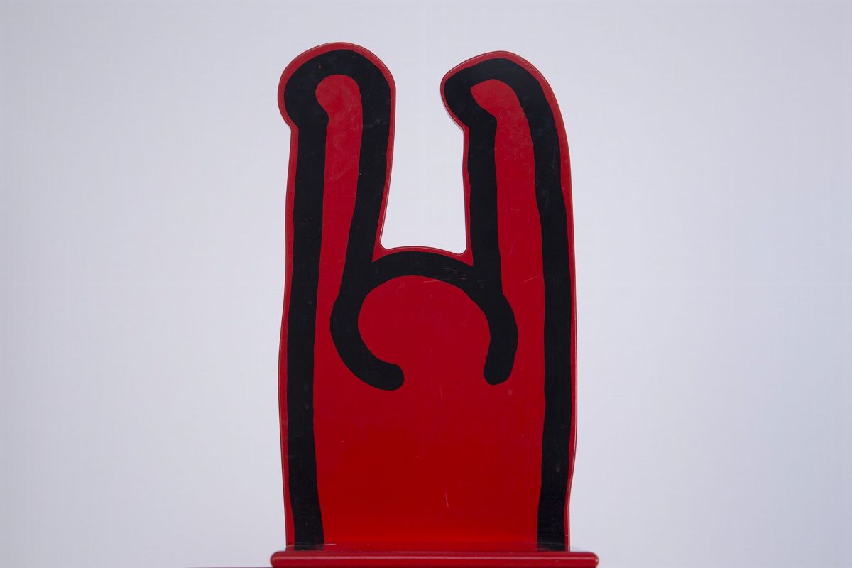 Sedia Rossa per Bambini di Keith Haring per Vilac