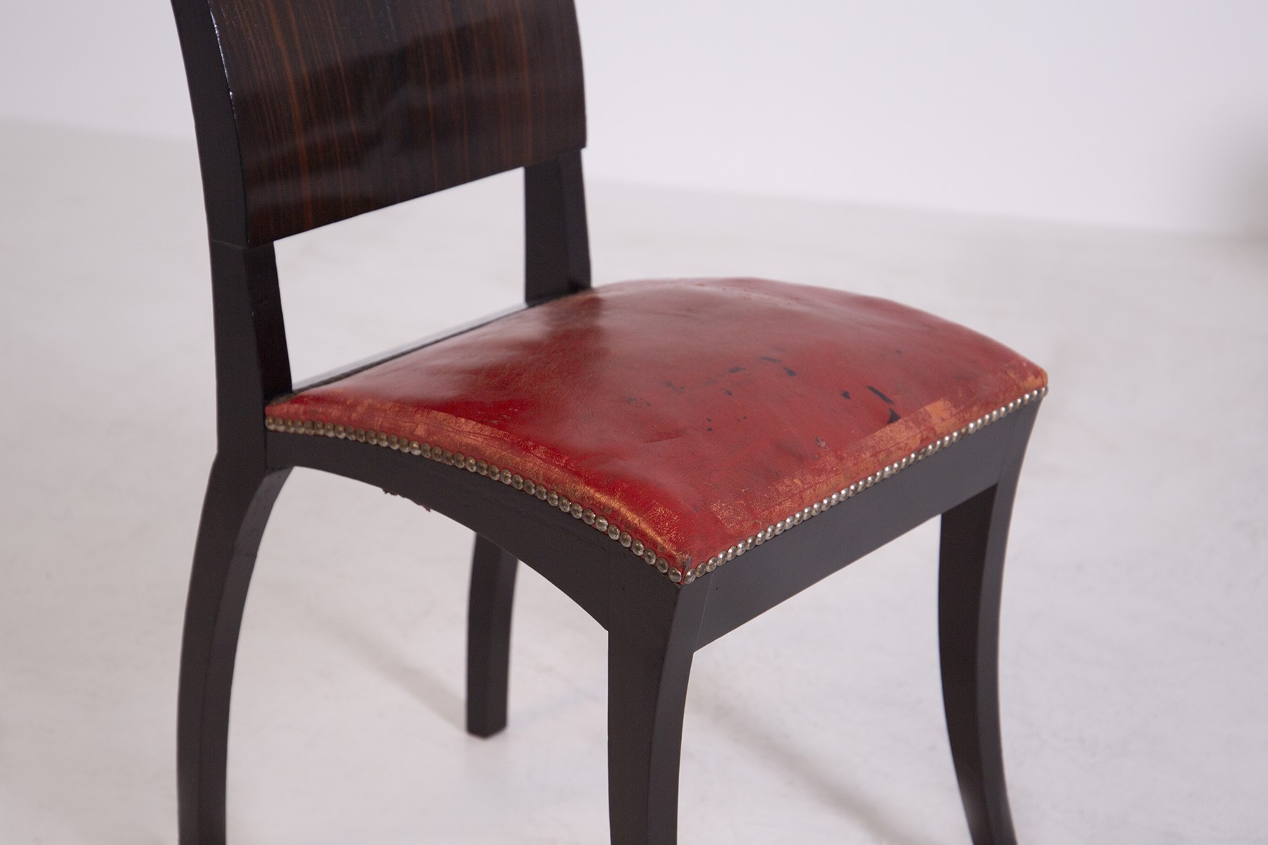 Set di sei sedie francesi Art Deco