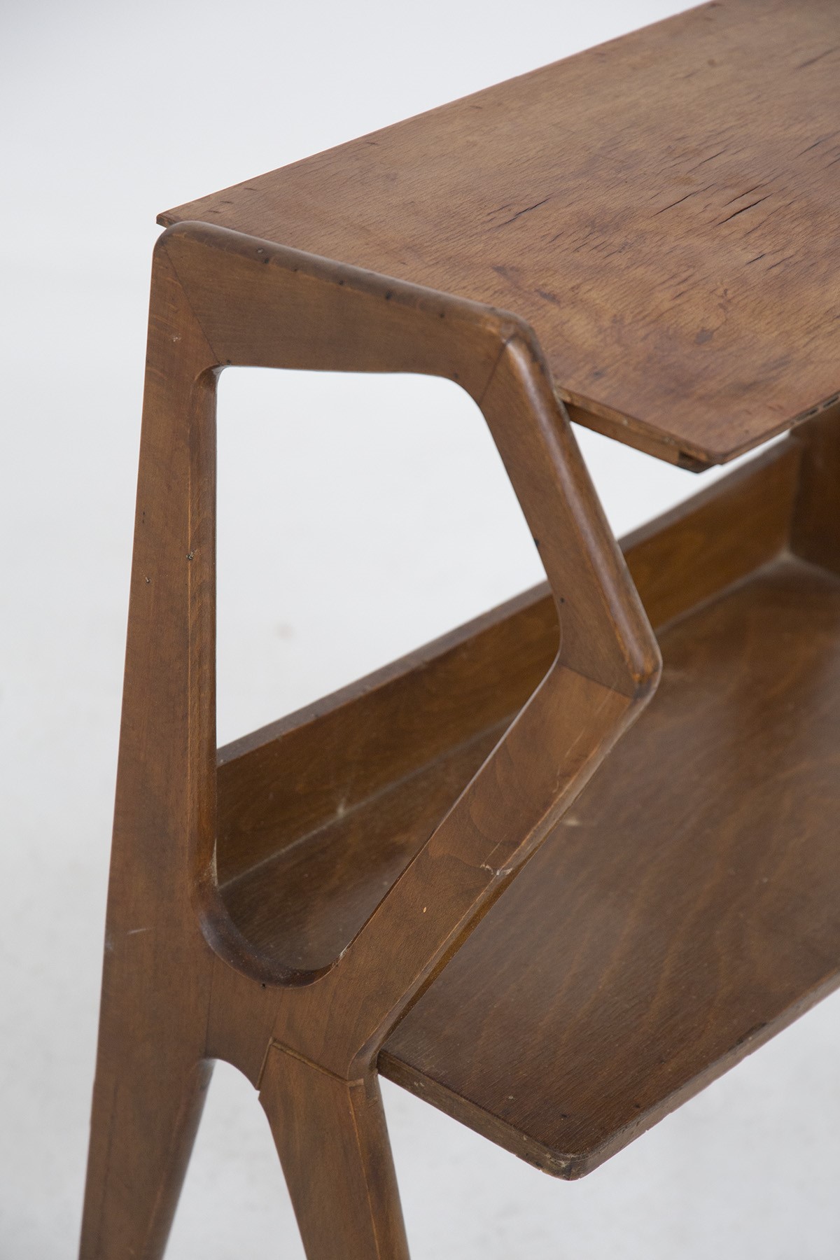 Tavolo consolle italiano vintage in legno