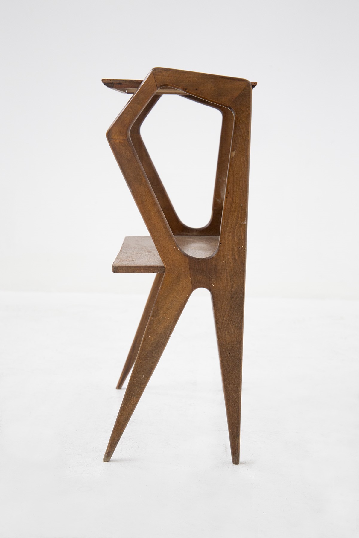 Tavolo consolle italiano vintage in legno