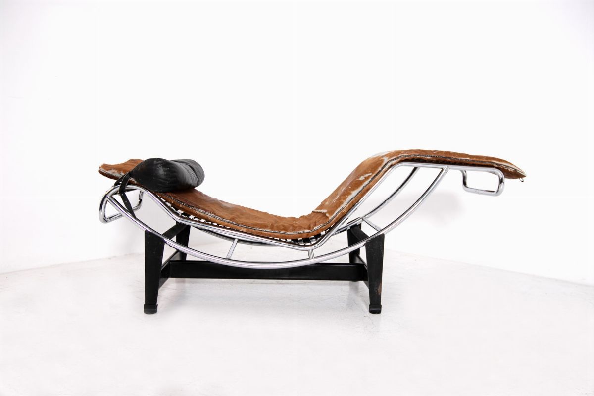 Chaise Longue Lc4 per Cassina, Firmata