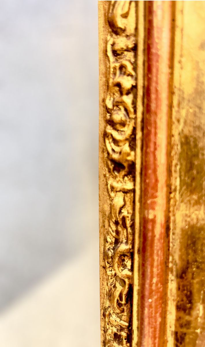 18th Century gold leaf mirror