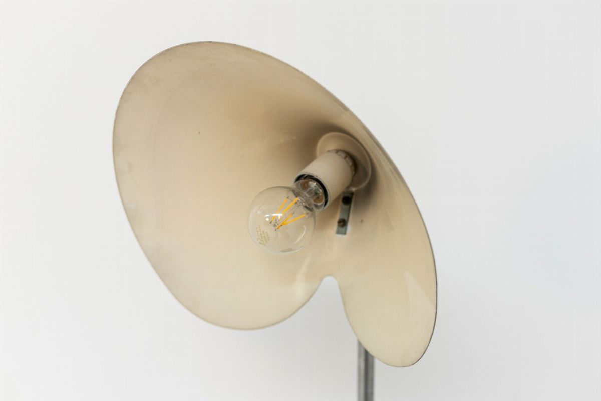 Lampada da Tavolo in Alluminio, Ferro e Acciaio (attr.)