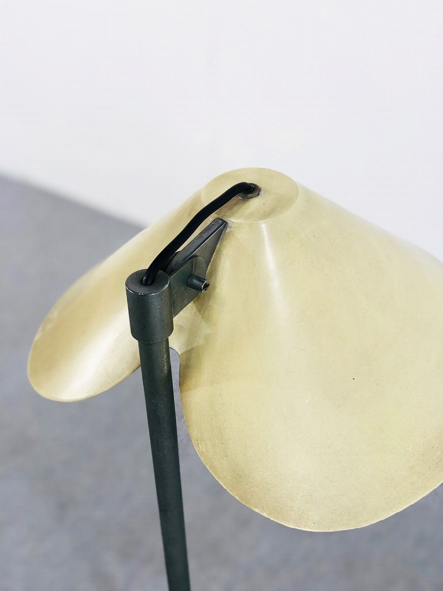 Lampada da Tavolo in Alluminio, Ferro e Acciaio (attr.)