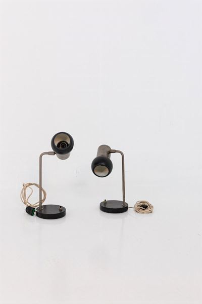 Coppia di Lampade da Tavolo Italiane di Faai Arredo Cremona Manufacture