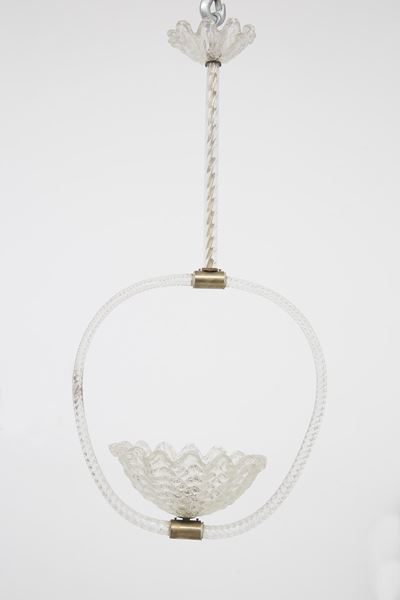Pendente in Vetro di Murano di Barovier e Toso