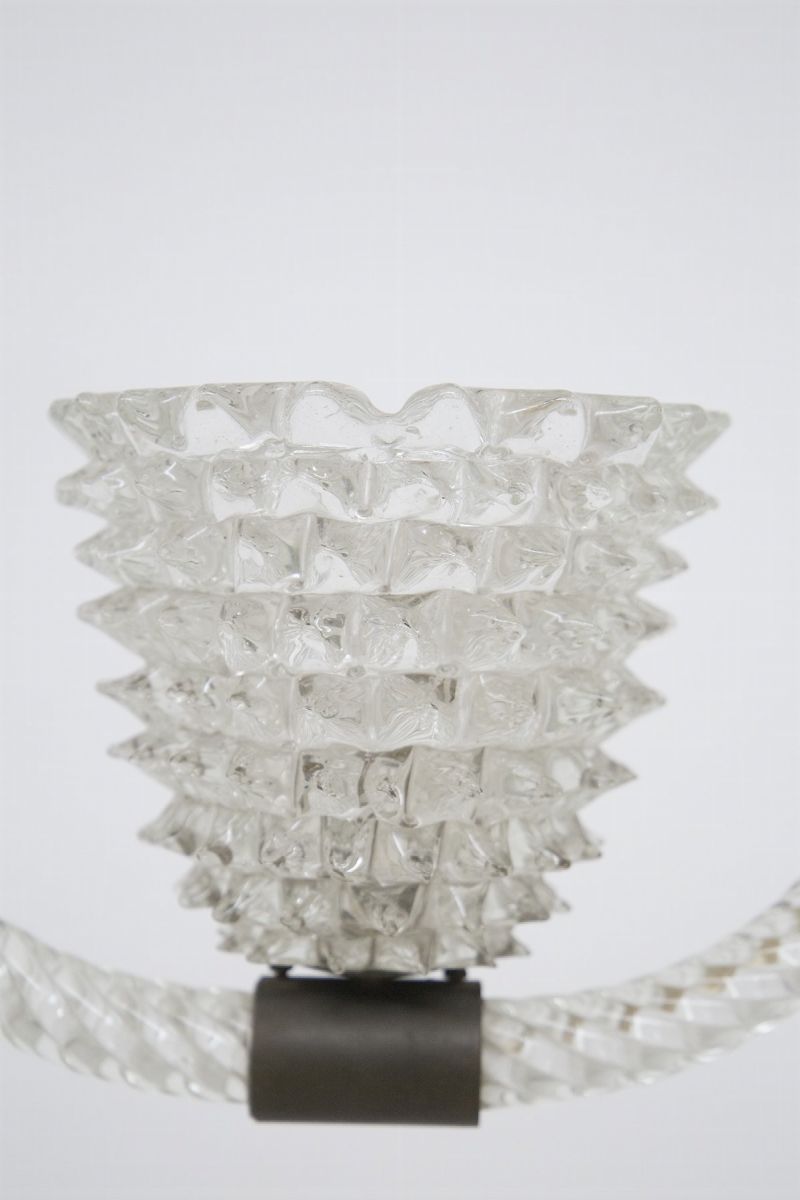 Pendente Vintage in Vetro di Murano di Barovier & Toso