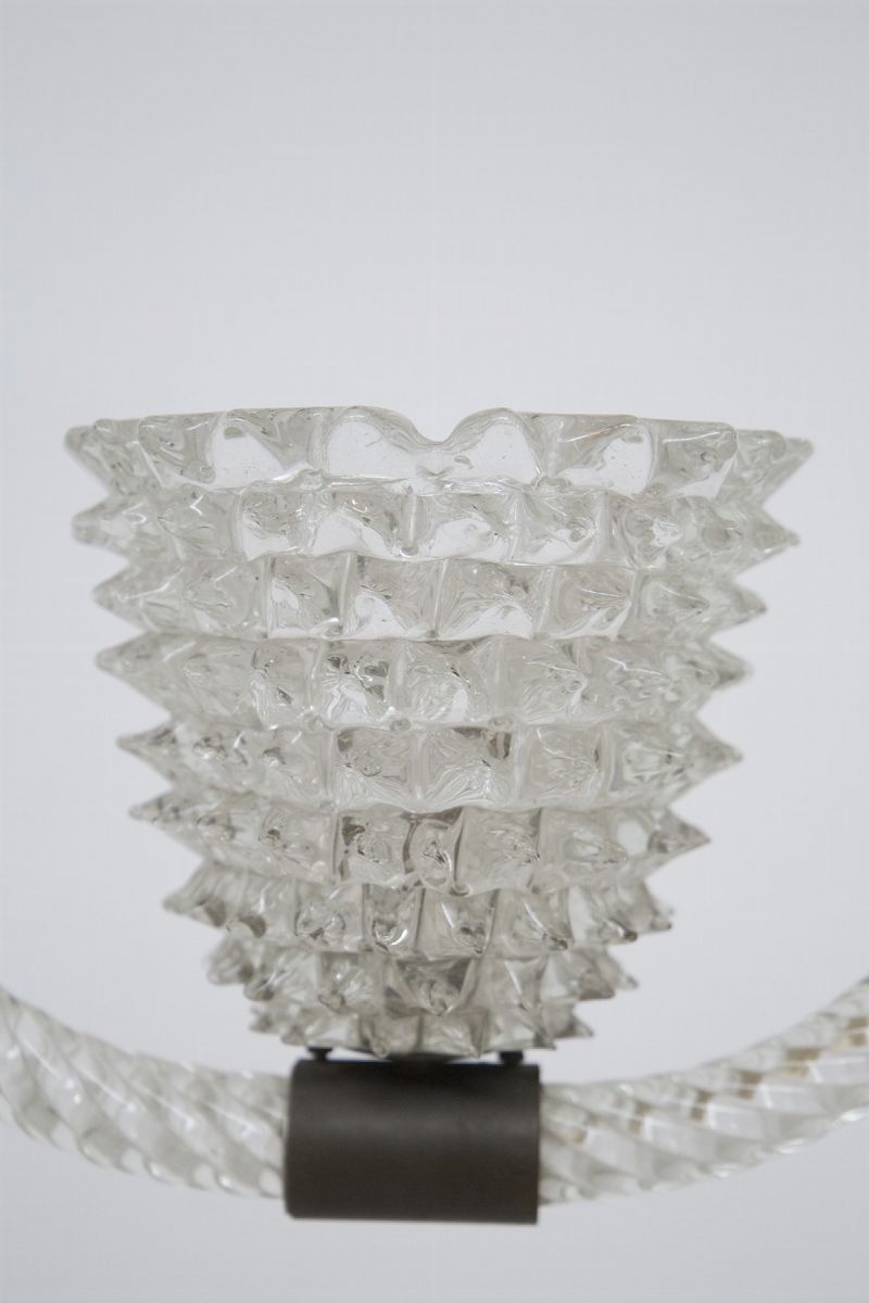 Pendente Vintage in Vetro di Murano di Barovier & Toso