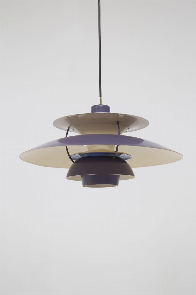 Coppia di Lampadari Ph5 di Louis Poulsen
