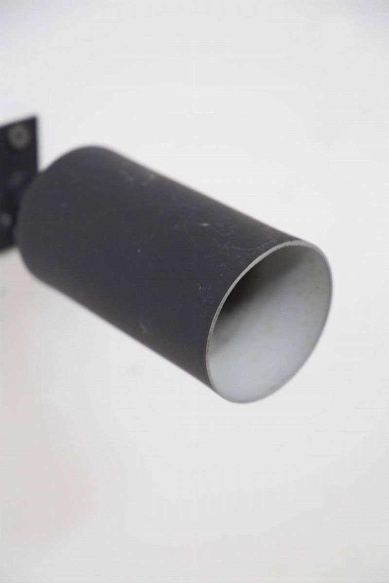 Coppia di Lampade da Parete in Alluminio Verniciato