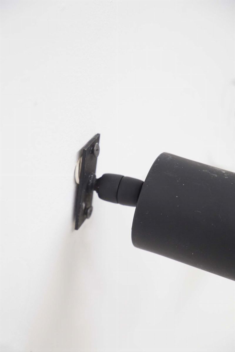Coppia di Lampade da Parete in Alluminio Verniciato