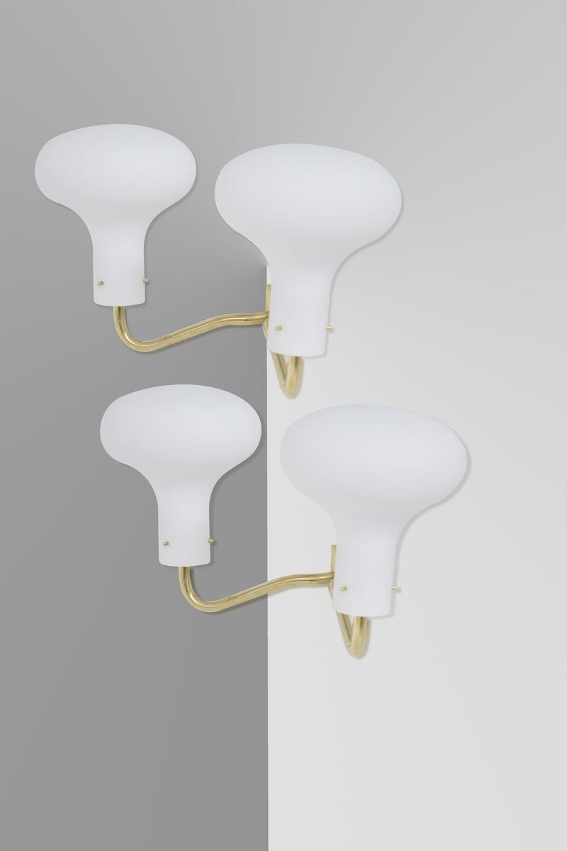 Lampade da Parete in Ottone Dorato