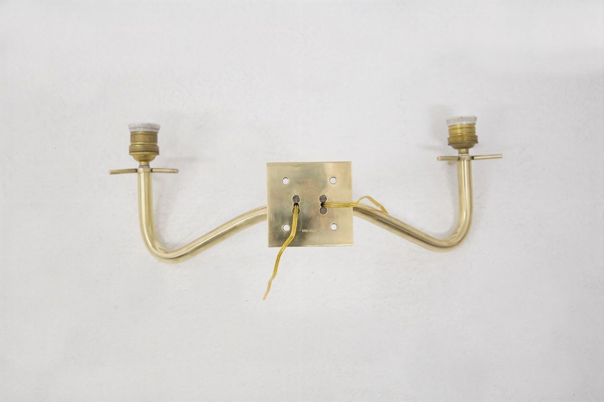 Lampade da Parete in Ottone Dorato
