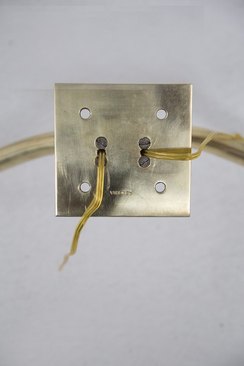 Lampade da Parete in Ottone Dorato
