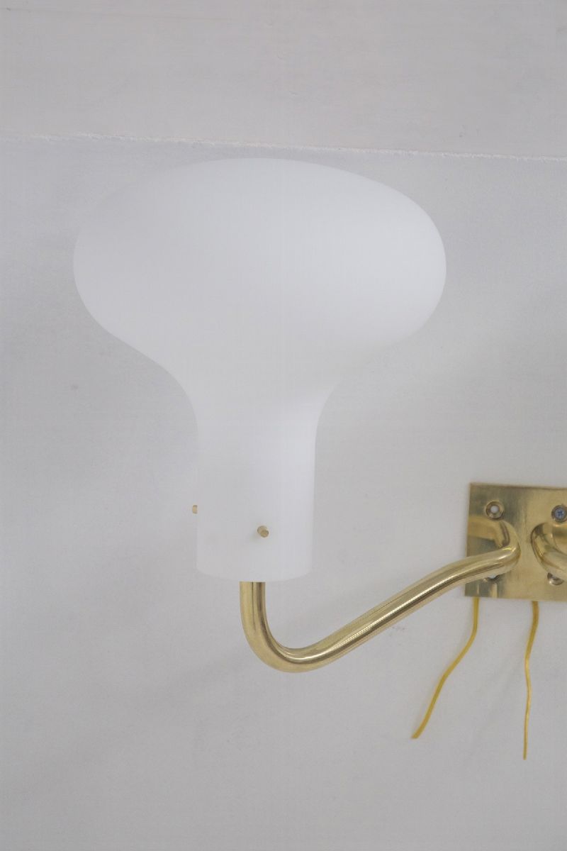 Lampade da Parete in Ottone Dorato