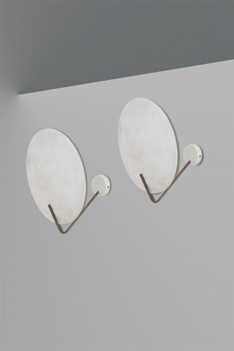 Coppia di Lampade da Muro Italiane