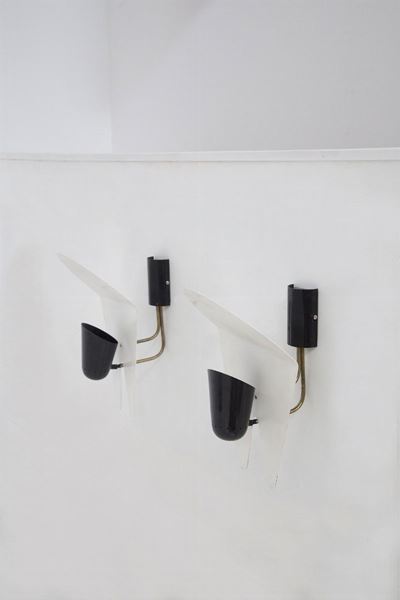 Coppia di Lampade da Muro Francesi