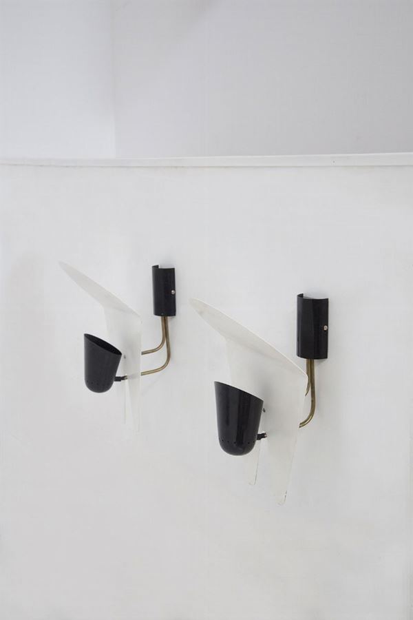 Pair of French wall lamps