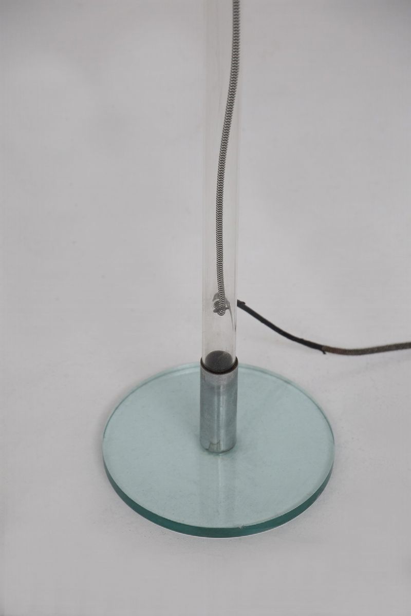 Lampada da Terra in Vetro Italiano