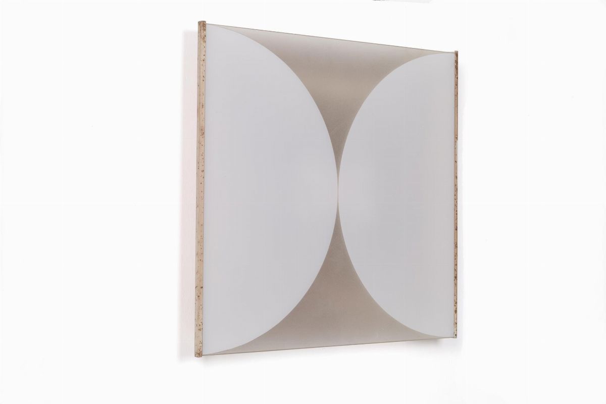 Bobo Piccoli for Fontana Arte. Pair of wall lamp model "Clessidra". s. ’60/'70s